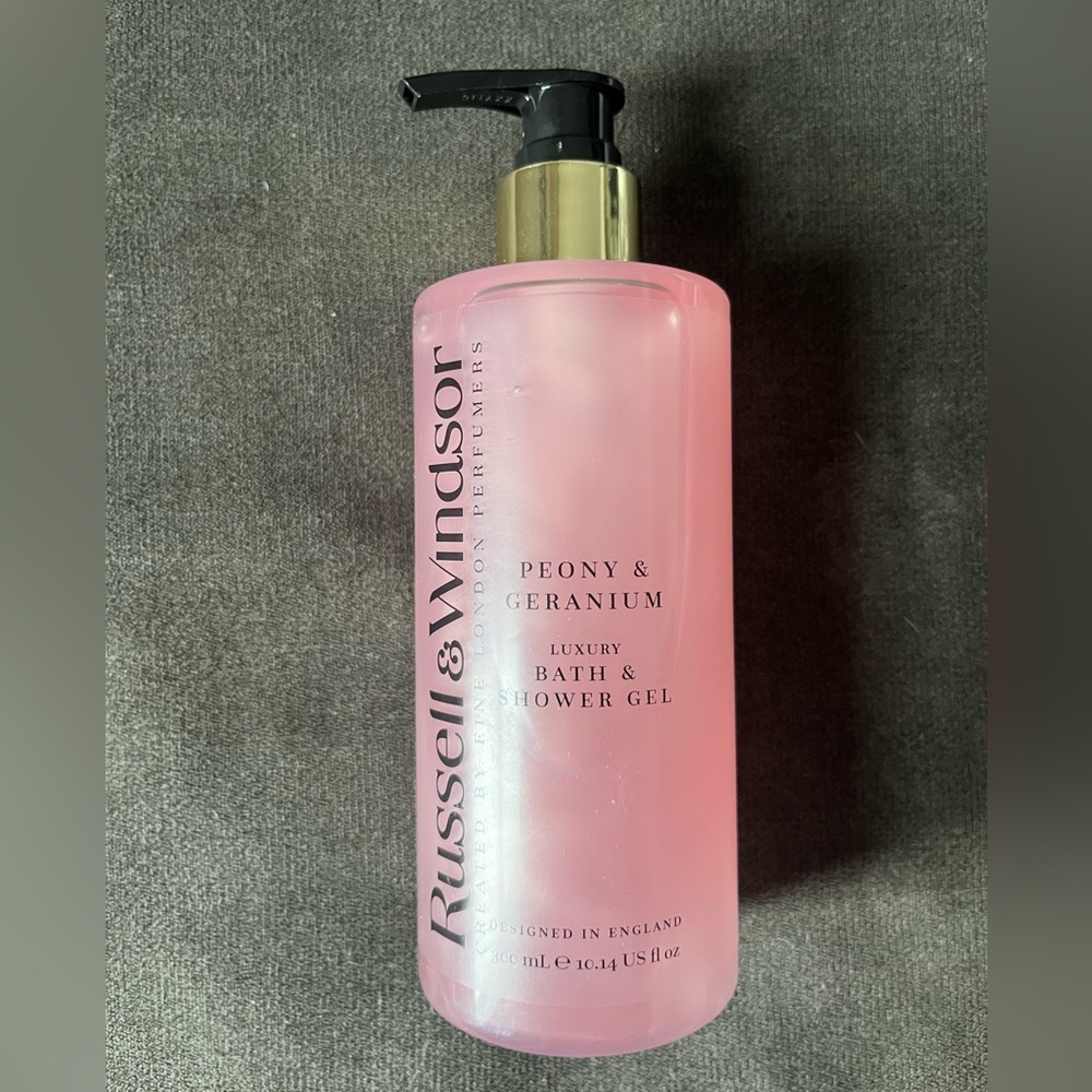 Russell & Windsor Pink Peony & Geranium Bath & Shower Gel